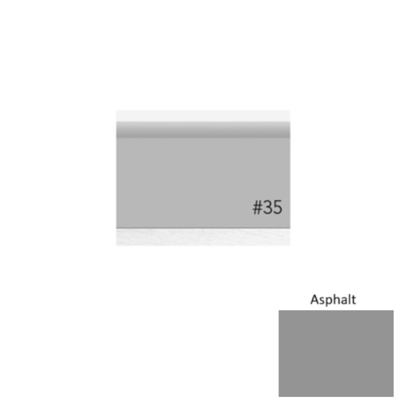 Pinnacle Plus #35 Sleek Asphalt Rubber Coil Wall Base - 4 9/16" X 60 Ft