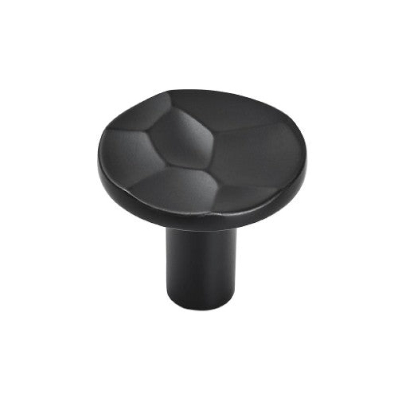 Kamari Zinc Cabinet Knob - Matte Black