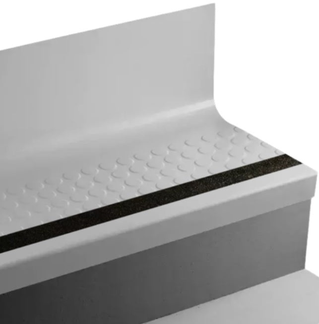 Johnsonite Platinum Raised Round Rubber Moulding Trim