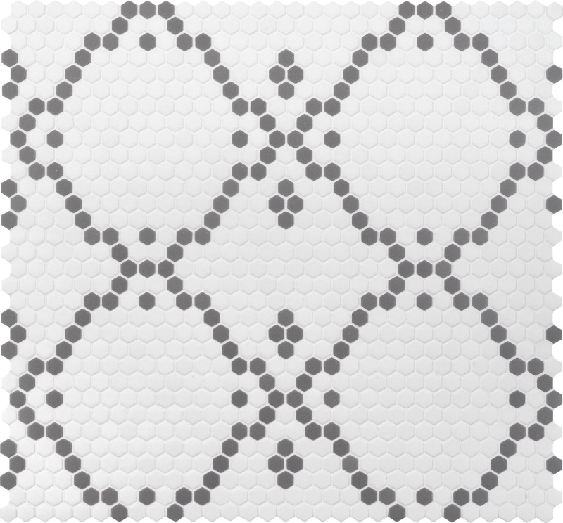 Geometro 2.0 Bisou Sunset Glass Mosaic Hexagon Matte