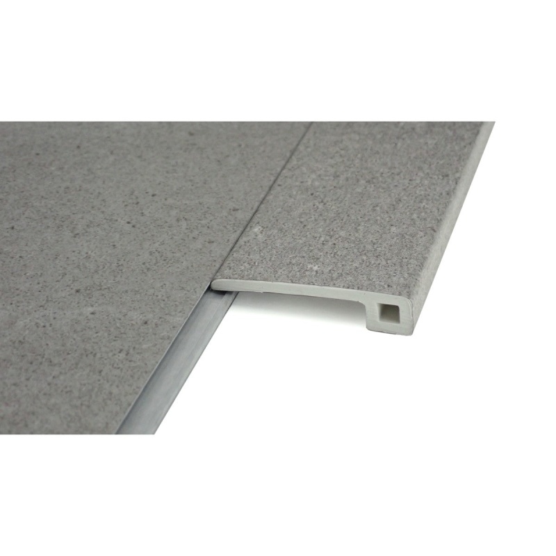 Emcore Leeds Gray Luxury Vinyl End Cap Trim