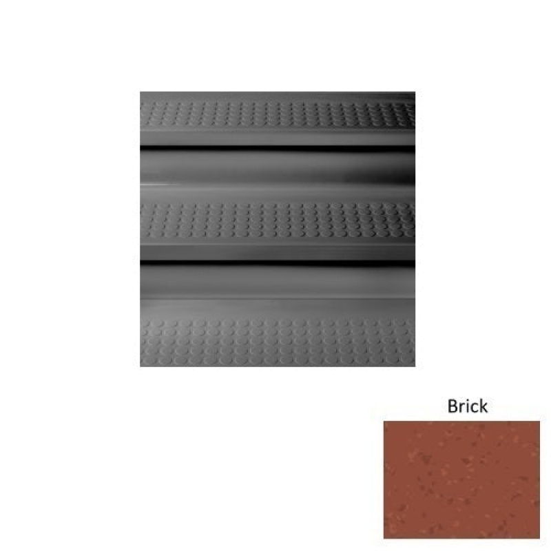 Symmetry 98 Brick Vantage Rubber Stair Tread