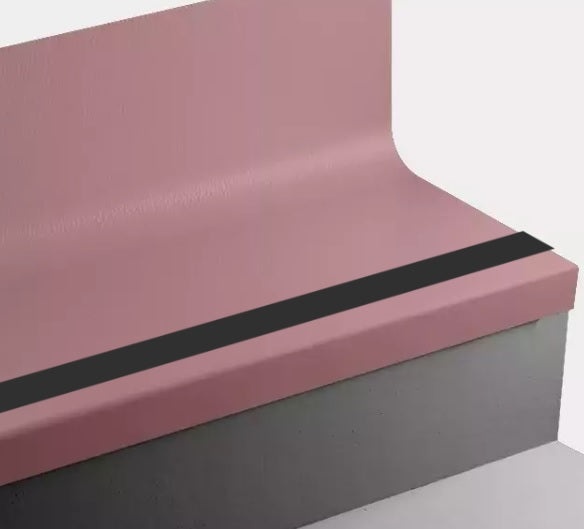 Johnsonite Flame Hammered Rubber Stair Tread with Riser