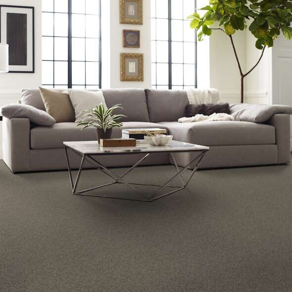 Soft Shades My Choice Ii Grey Flannel Nylon Carpet - Textured