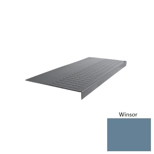Flextones Winsor Type 701E Distinct Designs Rubber - 15" X 72" Stair Tread - Rgt Radial Ii Raised Disc Design