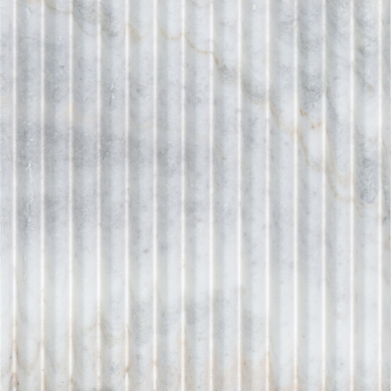 Arabescato Venato Valentino Fluto Marble Tile - Honed - 12" X 24"