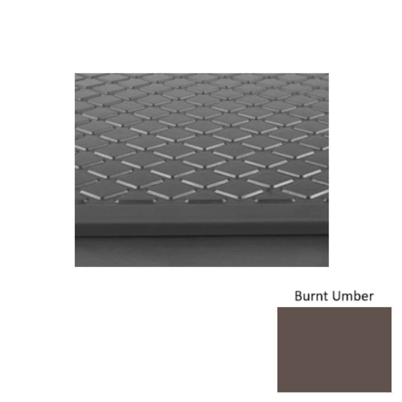 Solid 31 Burnt Umber Textured Rubber Stair Tread