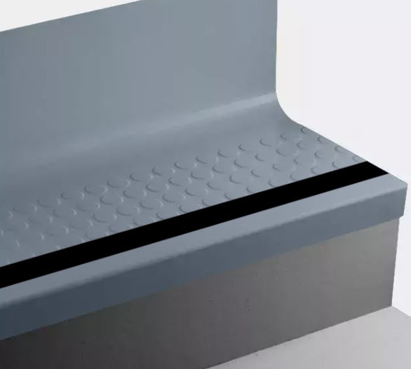 Johnsonite Blue Jeans Stair Tread with Riser