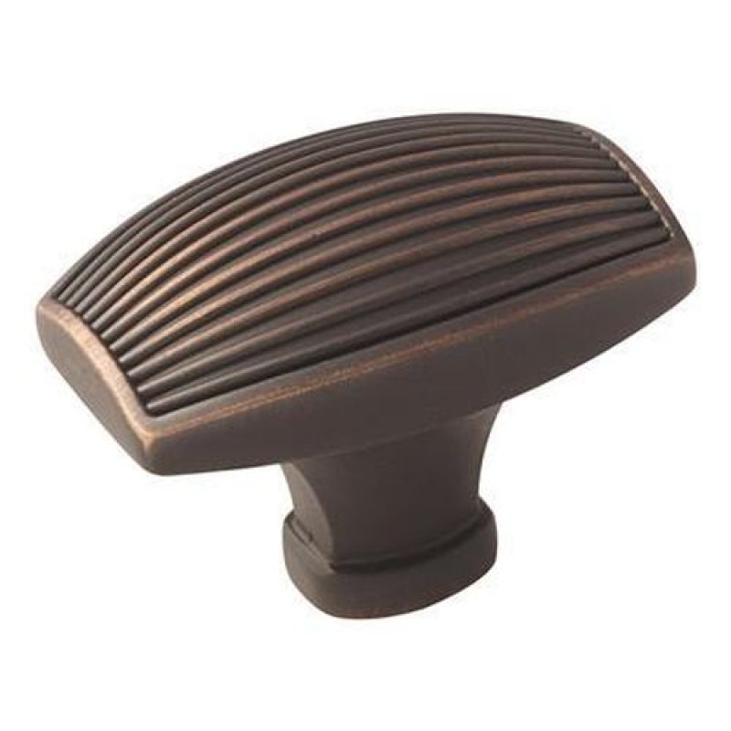 Sea Grass Zinc Cabinet Knob - Oil Rubbed Bronze