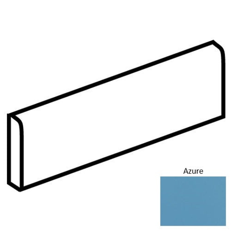 Color Complements Azure Ceramic Floor & Wall Trim
