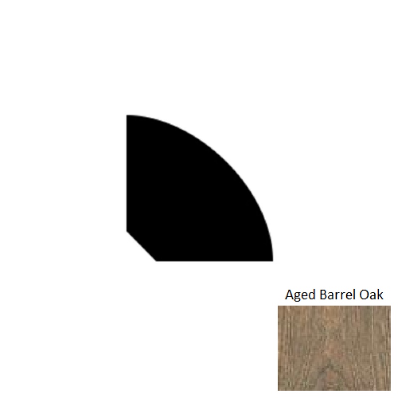 Rivercrest Aged Barrel Oak Laminate Quarter Round Trim