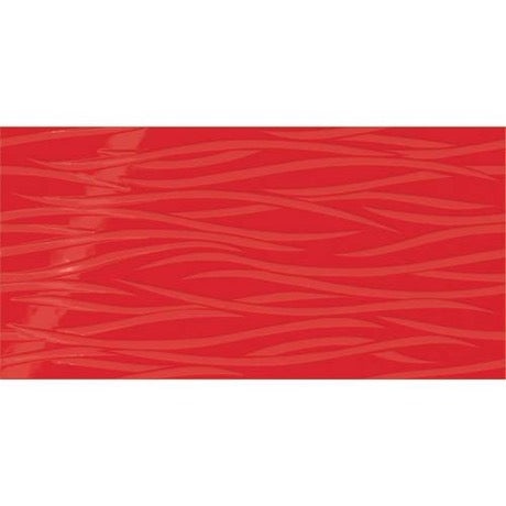 Showscape Currant Brushstroke Pattern Ceramic Tile - Gloss Textured - 12" X 24"