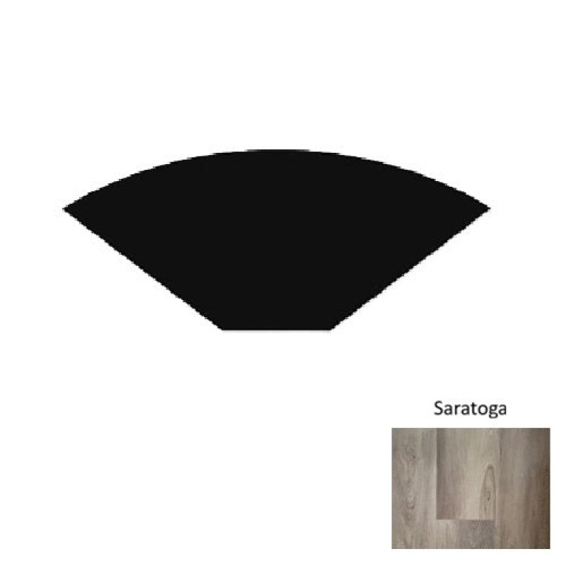 1100 Series Saratoga Luxury Vinyl Quarter Round - Embossed