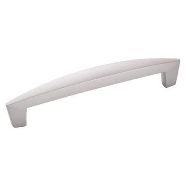 Creased Bow Zinc Handle Cabinet Pull - Anodized Aluminum - 5 1/16" (128 Mm) Center To Center