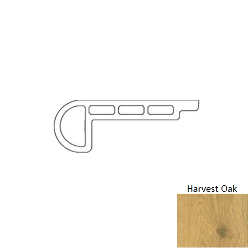 Exquisite Harvest Oak Hardwood Flush Stair Nose