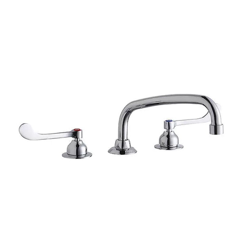Chrome Deck Mount Bathroom Faucet