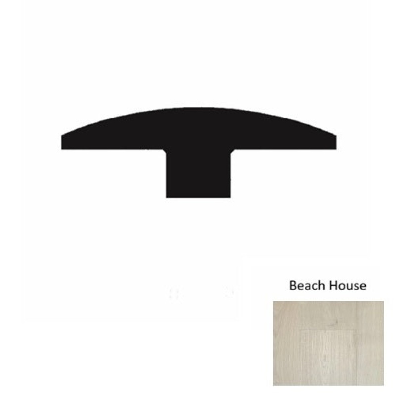 Elevate Beach House Hardwood Moulding / Trim - 78" T Molding - Wire Brushed