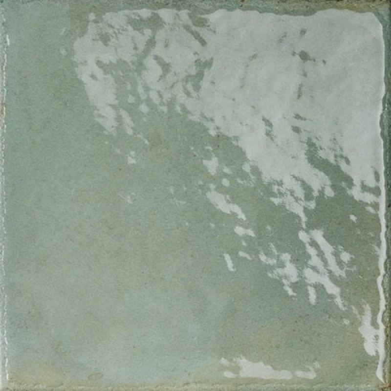 Beatnik Acquamarina Porcelain Tile - Glossy - 8" X 8"