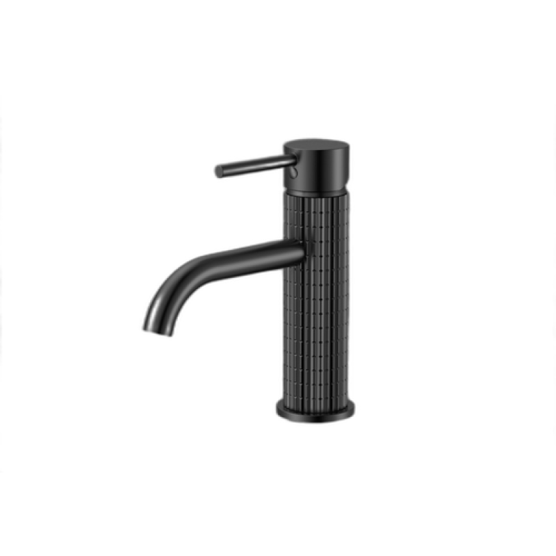 Bf.Hf07.Mb Havasu7 Brass Bathroom Faucet - Single Handle - Matte Black