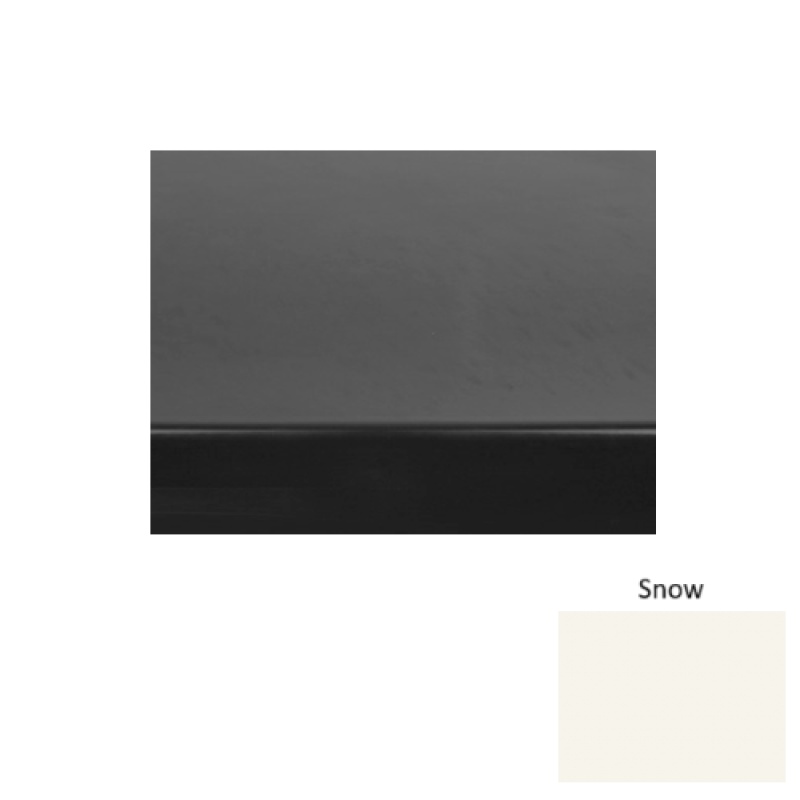 Solid 61 Snow Heavy Duty Rubber Stair Tread - Smooth