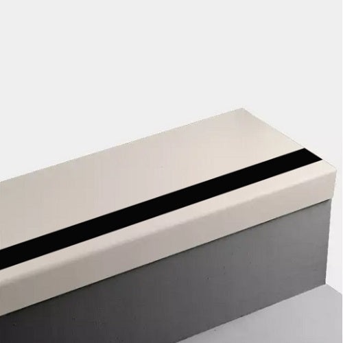 Johnsonite Antique White Hammered Rubber Stair Tread