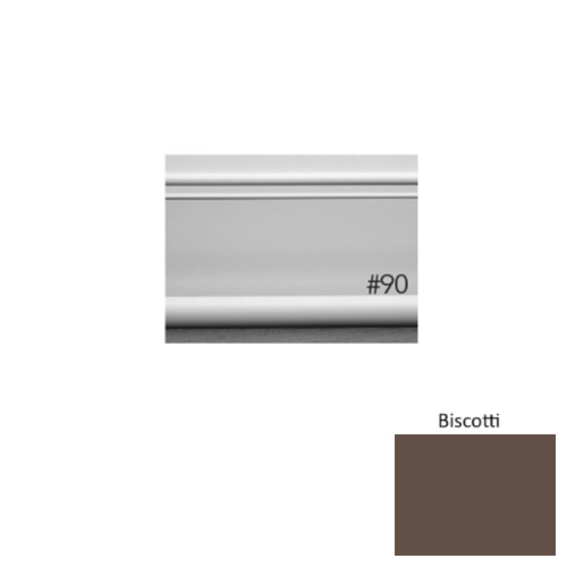 Pinnacle Plus #90 Intrigue Biscotti Rubber Coil Wall Base - 4" X 60 Ft