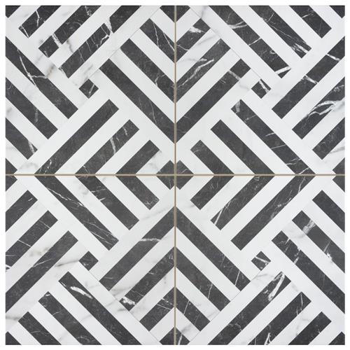 Gatzby Porcelain Tile - Matte - 17 3/4" X 17 3/4"