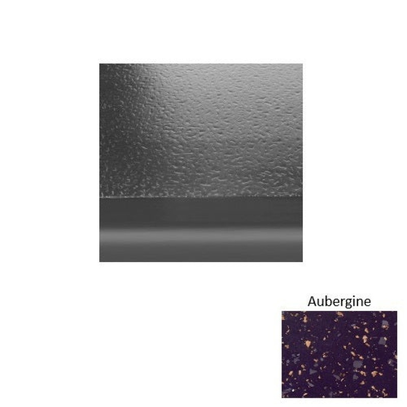 Renew 99 Aubergine Hammered With 2" Nose Rubber (Sq) Stair Tread With Dupont Kevlar - Hammered