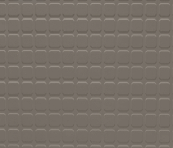 Johnsonite Grounded Raised Square Solid Color Rubber Tile - Textured