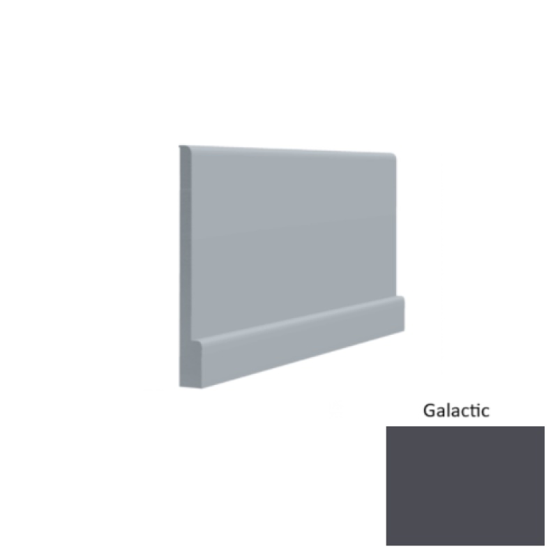Contours #05 Simplicity Bold Galactic Rubber Profiled Wall Base - Satin - 4 1/2" X 8 Ft