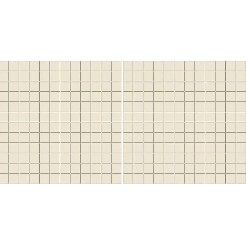 Unglazed Mosaics Biscuit Porcelain Mosaic - 1" X 1"
