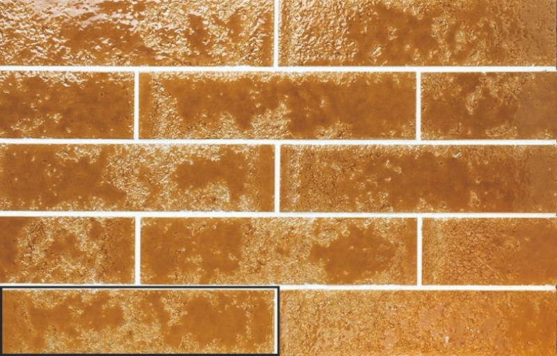 Pukka Amber Ceramic Tile - Glossy - 2.5" X 10"