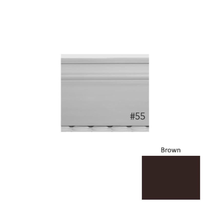 Pinnacle Plus #55 Nobility Brown Rubber Wall Base
