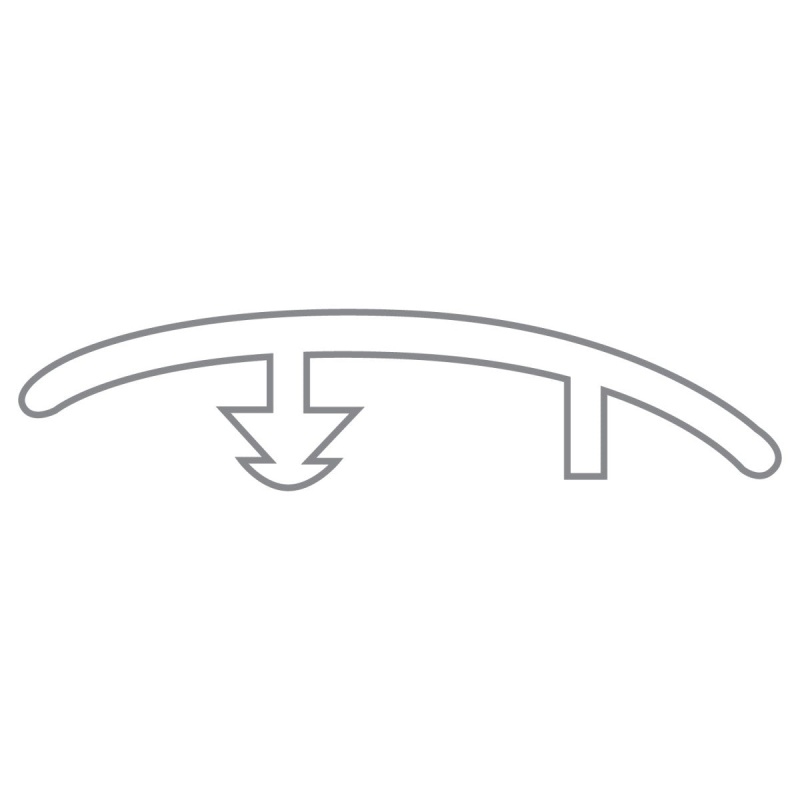 Emcore Windsor Solvang Luxury Vinyl Moulding / Trim - 1" X 94" Reducer - Matte & Satin