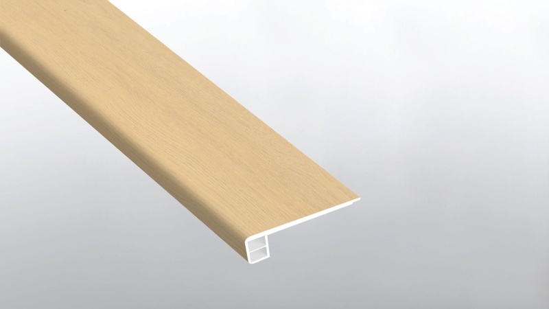 Everlife Lvt Wayne Parc Reserve Mellshire Luxury Vinyl Moulding / Trim - 2.75" X 94" Eased Edge Flush Stairnose - Low Gloss
