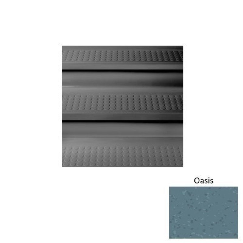 Symmetry 96 Oasis Vantage With Riser Rubber (Sq) With Galley Red Abrasive Strip Stair Tread With Dupont Kevlar - Textured