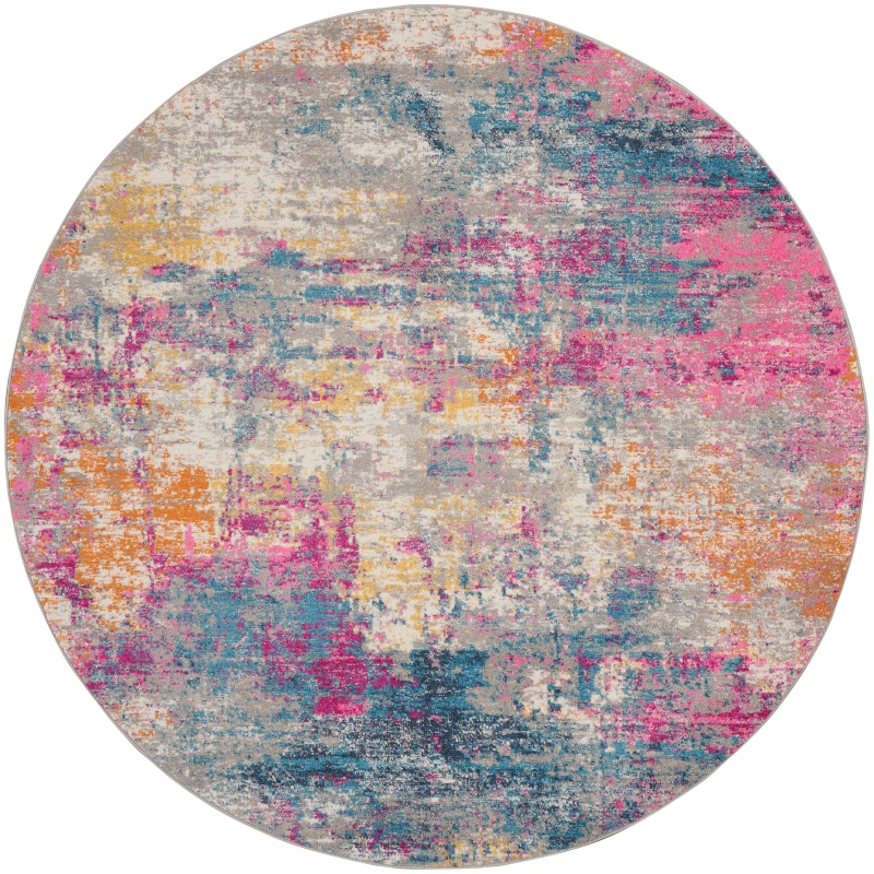 Passion Psn36 Ivory Multicolor Modern Area Rug