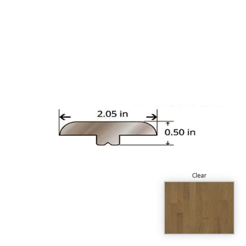 Serenity Oak Clear Hardwood Moulding / Trim - 84.25" T Molding - Truemark Glaze Tek
