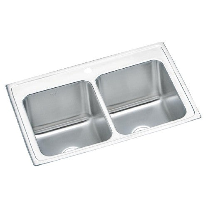 Elkay Lustertone Classic Stainless Steel Double Bowl Sink