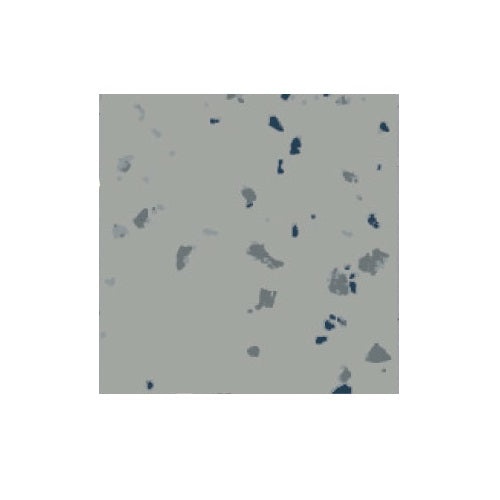 SpexTones Light Gray With Delft Pansy & Medium Gray Rubber Distinct Designs Tile - Smooth
