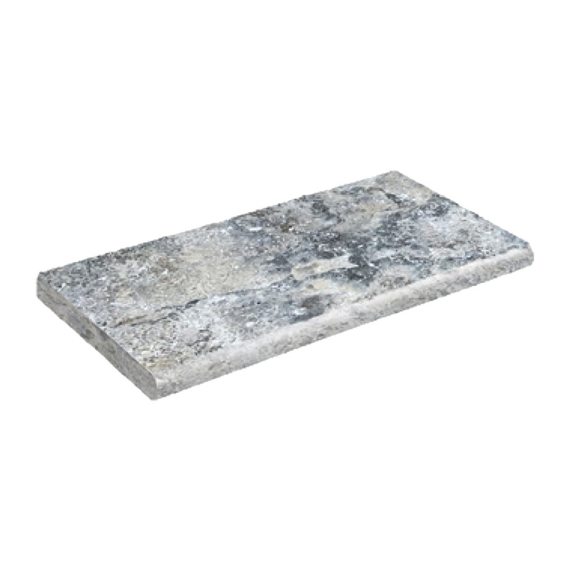 Antique Gris Travertine Coping - Tumbled