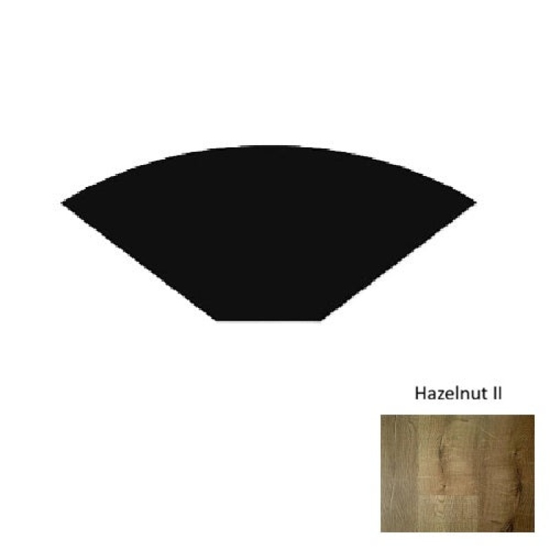 1800 Series Hazelnut Ii Luxury Vinyl Moulding / Trim - 94" Quarter Round - Embossed