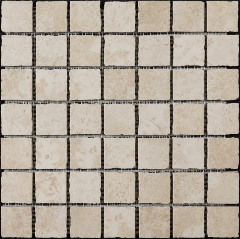 Faenza Chiaro Porcelain Mosaic - 2" X 2" - Polished