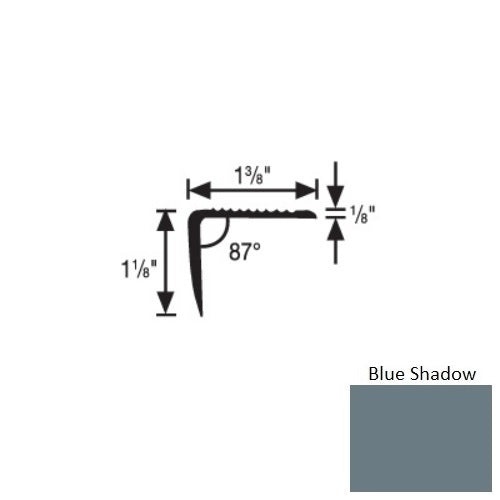 Blue Shadow Vinyl Stair Nosing