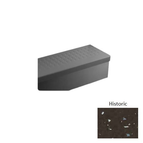 Historic Raised Round Rubber Stair Tread, 12 1/4" x 60"
