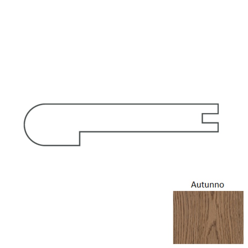 Lugano Autunno Hardwood Moulding / Trim - Flush Stair Nose