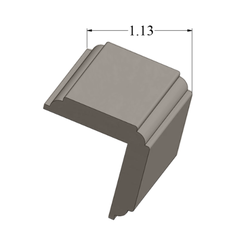 Johnsonite Either Ore Vinyl Millwork Corner Wall Guard