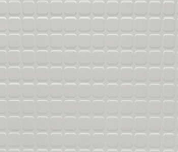 Johnsonite Icicle Raised Square Solid Color Rubber Tile - Textured