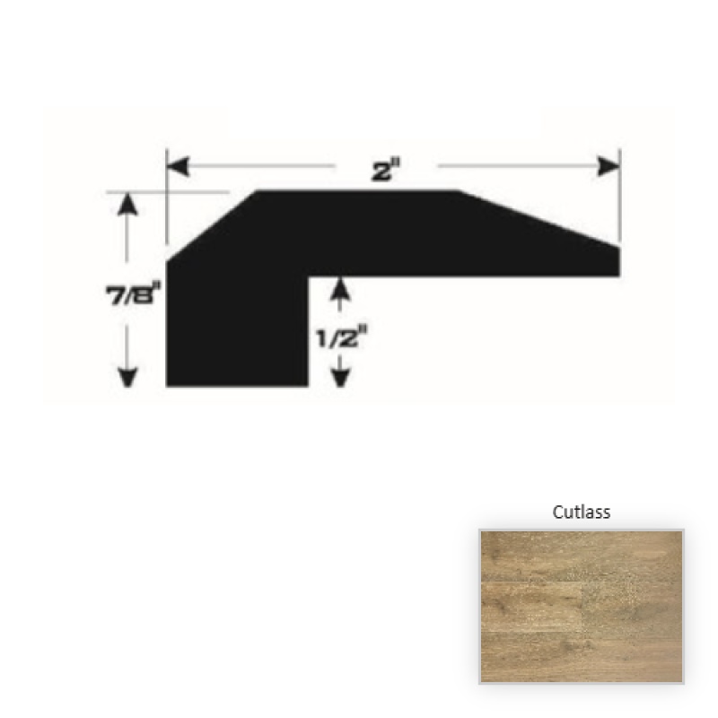 European Oak Cutlass Hardwood Threshold
