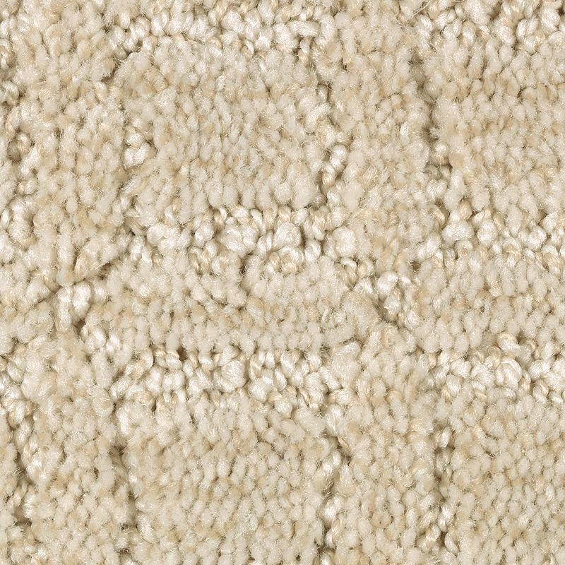 Refined Interest Satin Glow Polyester Carpet - Pattern